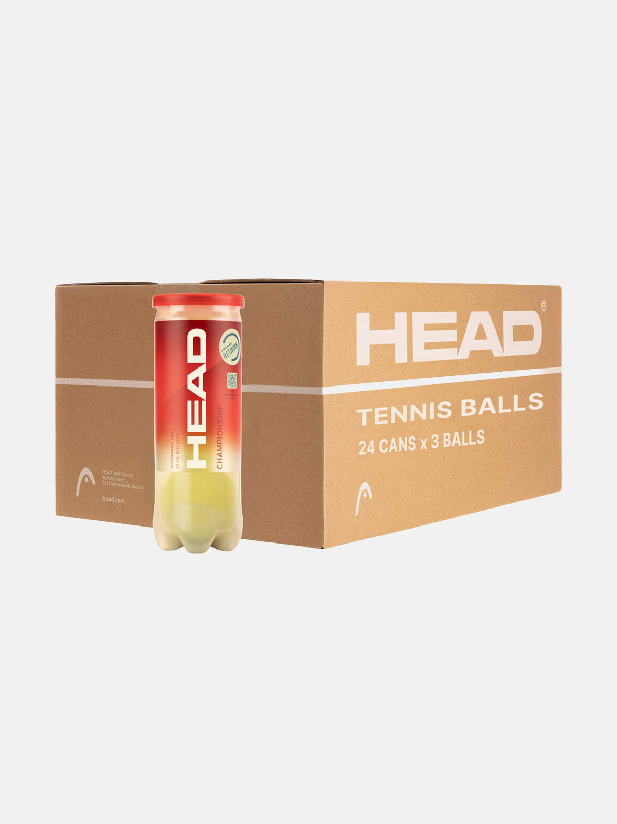 HEAD Championship 4 Pelotas de Tenis - Caja por 18 tarros